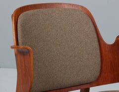 Hans Olsen lounge chair, Model 107, Oak Frame, Danish Design, 1960s