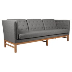 Erik Jørgensen EJ 315/3 Three-Seat Sofa, Oak Frame, Denmark, 1960s