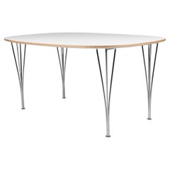 Piet Hein dining table fenix laminate and oak