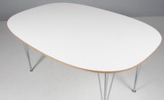 Piet Hein dining table fenix laminate and oak