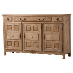 Buffet in Carved Oak, France, Early 20th Century