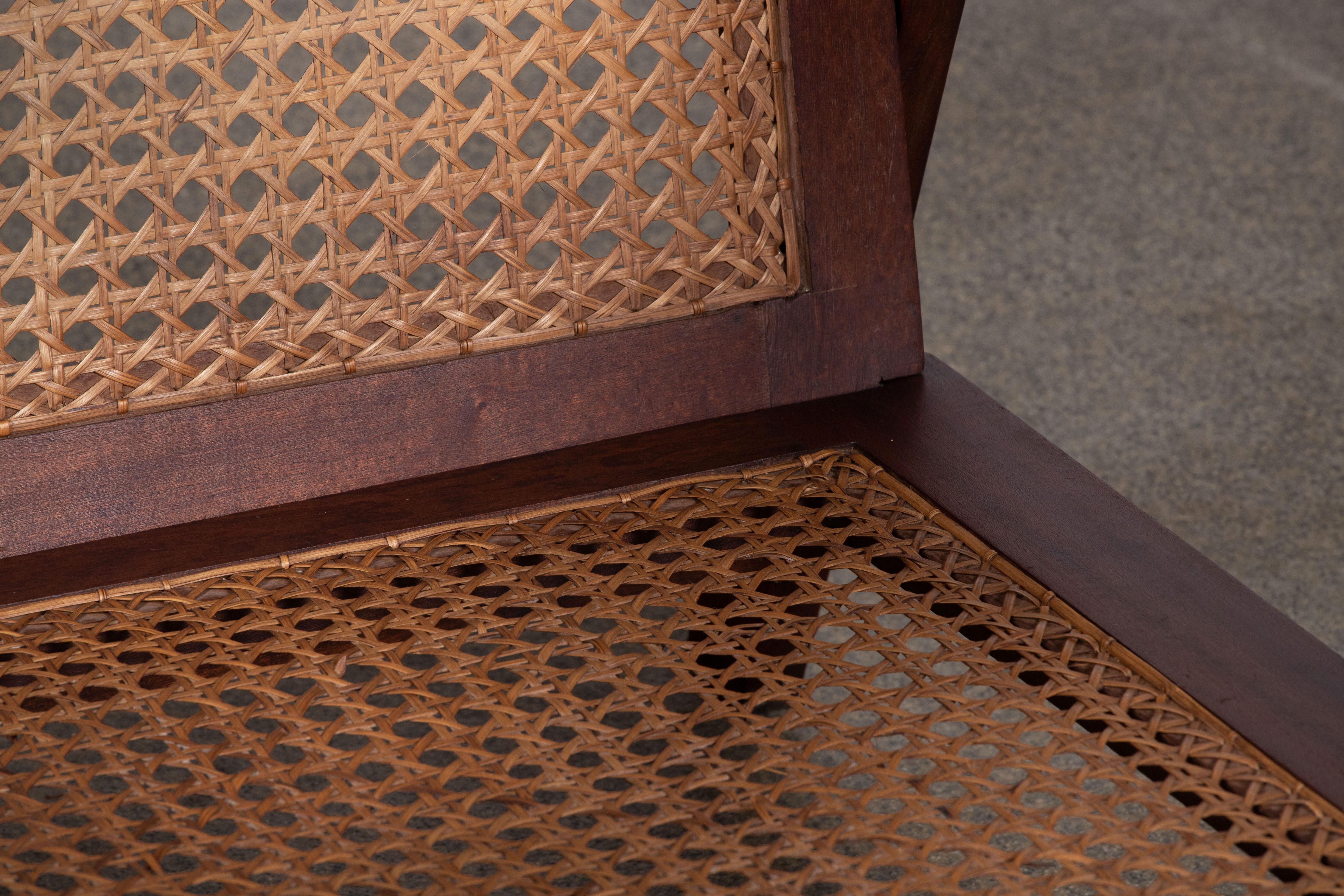 Fauteuil français de reconstruction, 1940, dans le style de Pierre Jeanneret en vente 3