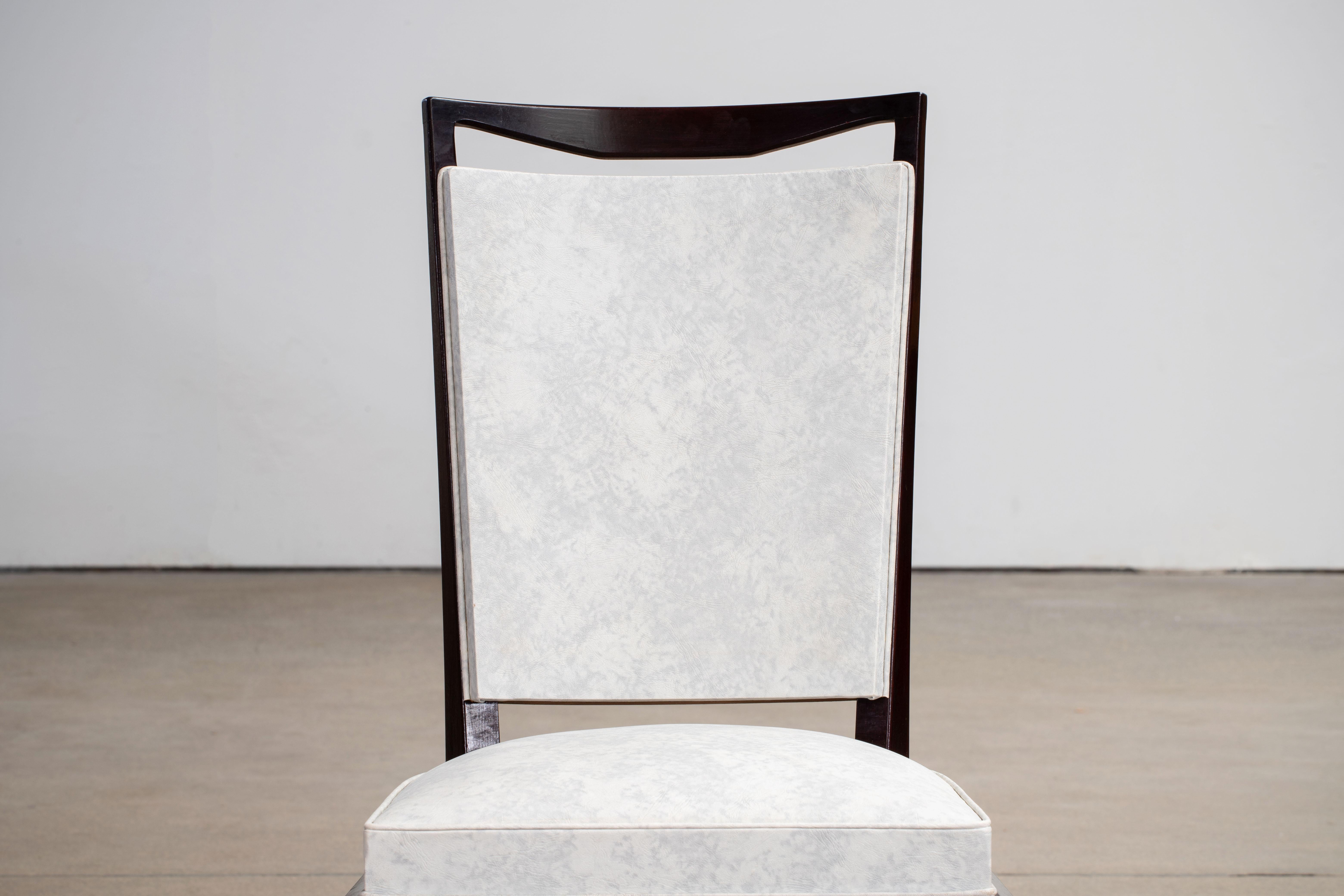 Set di 6 sedie Art Déco, Francia, 1940 in vendita 3
