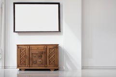 Sideboard aus Eiche mit geschnitzten Rosetten und geriffelten Pilastern, Frankreich, 1940er Jahre