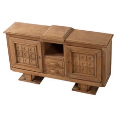 Oak Sideboard, France, 1940s