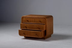 Rattan and Bamboo Chest of Drawers, Italy, 1970s