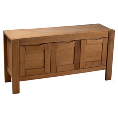 Maison Regain Elm Sideboard, France, 1970s