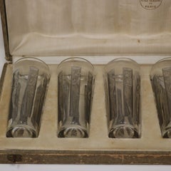 Set di 6 bicchierini da liquore in vetro René Lalique, in confezione regalo