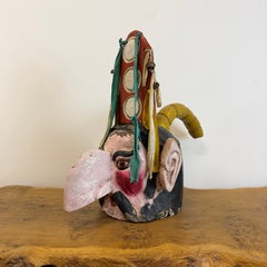 Mexican Ceremonial Mask · Polychrome Balsa Wood