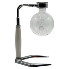 Vintage Laboratory Stand · Pyrex Crystal and Chrome