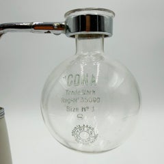 Vintage Laboratory Stand · Pyrex Crystal and Chrome