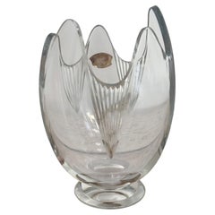 Vase by the Belgium Glass Maker Val Saint Lambert