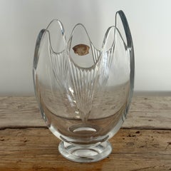 Vase by the Belgium Glass Maker Val Saint Lambert
