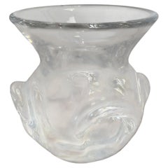Vase by the Belgium Glass Maker Val Saint Lambert