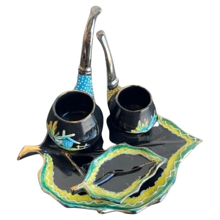 Italian Midcentury Decorative Ceramic by Osvaldo Gualdo Dolci, 1950s For Sale