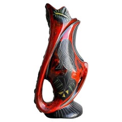 Vase « Lava » de l'Italien Augusto Giulianelli pour Saint-Marin, années 1950