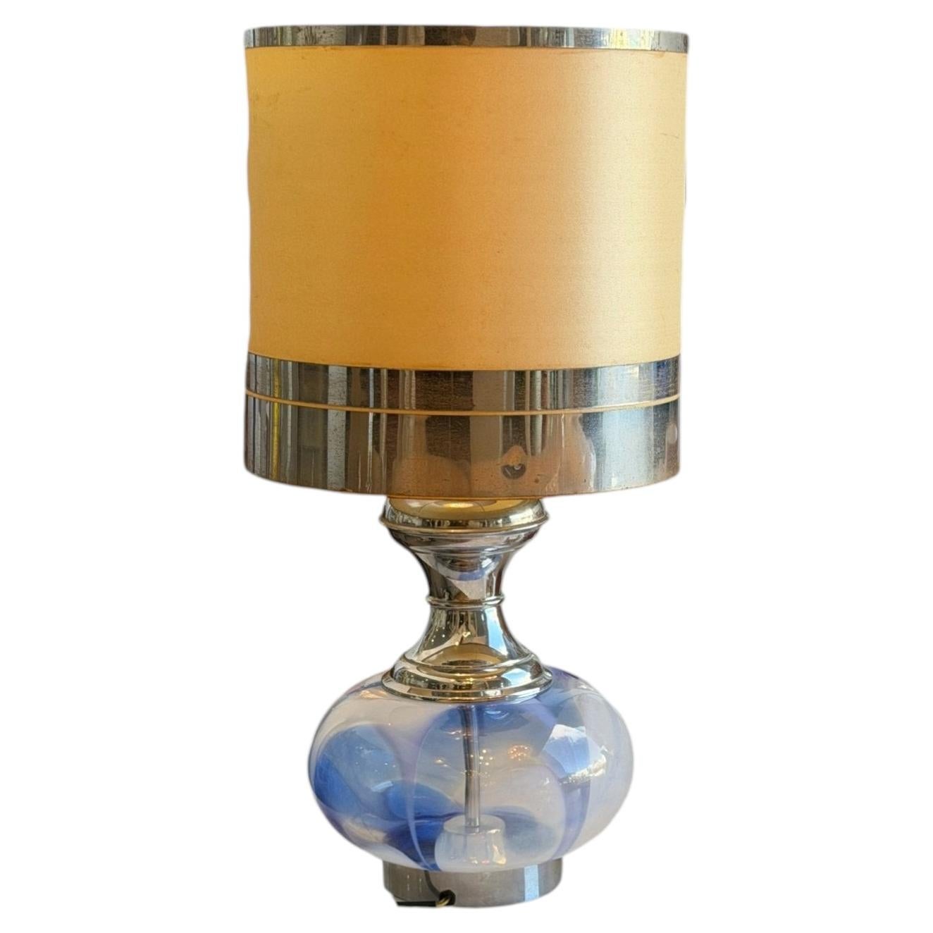 Gaetano Sciolari Murano Glass Table Lamp, Italy, 1970s For Sale