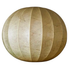 Achille & Pier Giacomo Castiglioni Flos Cocoon Pendant Light with Linen Fabric