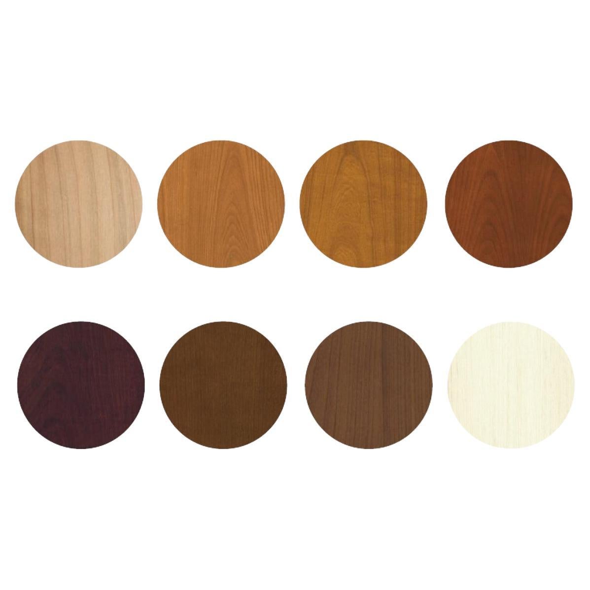 Auswahl von Mustern für Möbel aus Kirschbaumholz im Angebot