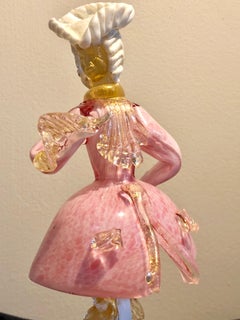 Mid-Century Modern Italian Murano Venetian Figure of a Victorian Gentleman