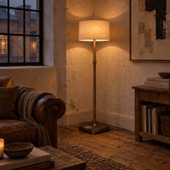 Scottish Art Deco Copper Standard / Floor Lamp, c.1930–1940