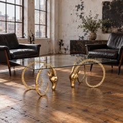 Mid 20th Century Alain Chervet Ibex Coffee Table