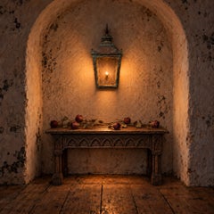 19th Century Wall Mounted Copper Lantern