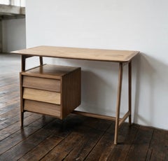 1950s French Oak Desk