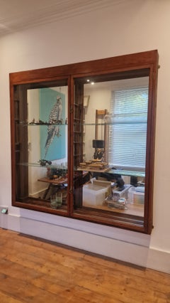 Antique Wall Hanging, Mirrored Cabinet.
