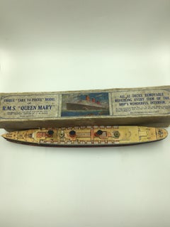 Rare Chad Valley Queen Model Queen with Box and Key, 1936s