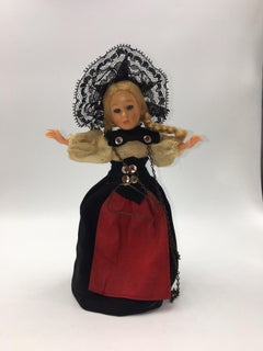 Pair of Dolls in Folk Dress, Switzerland, circa 1930