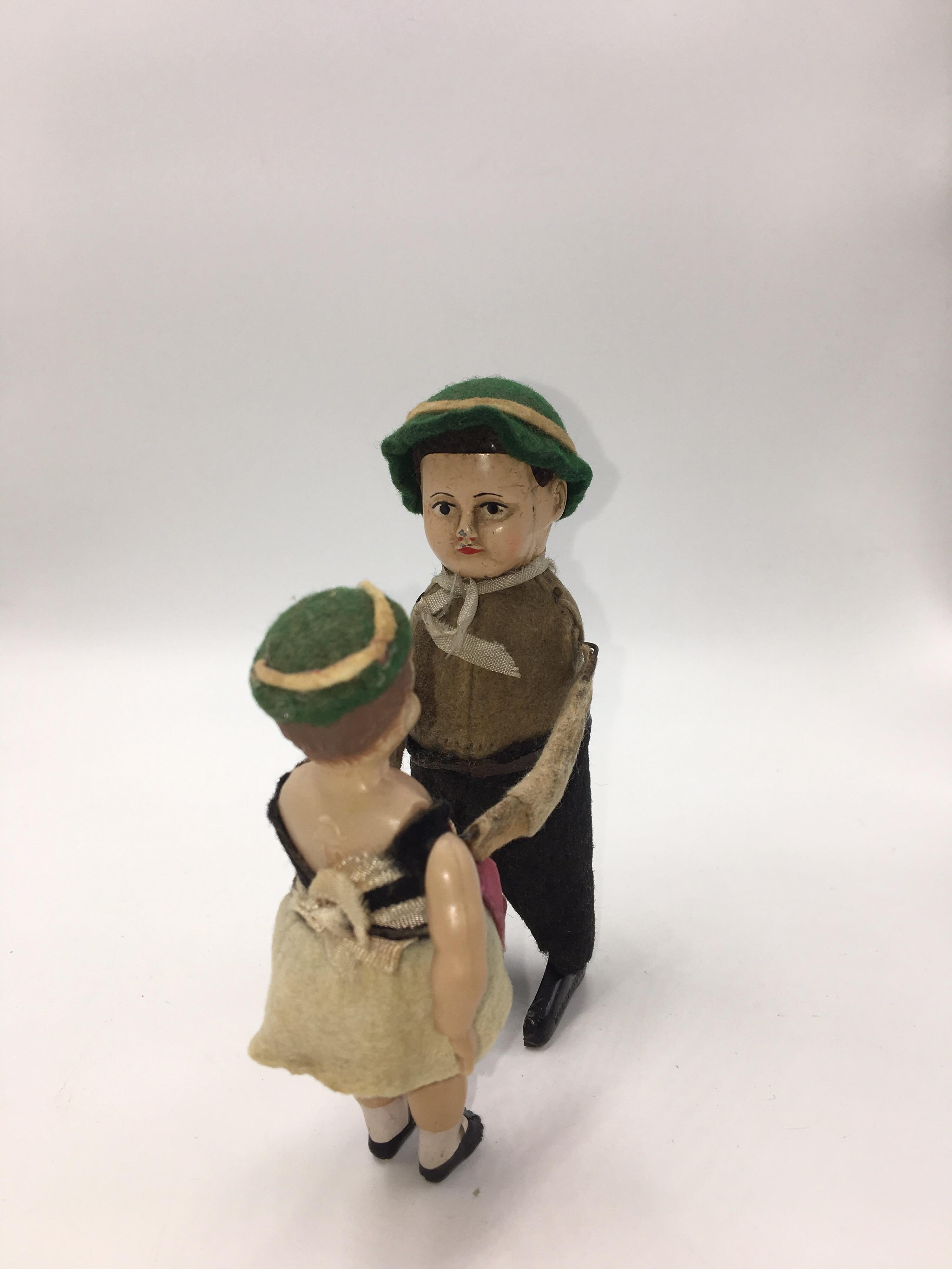 Vintage Schuco Wind Up Toy - Dancing German Couple, circa 1930
Made in Germany