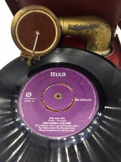 Vintage Gramophone with Original Box, Germany, 1920