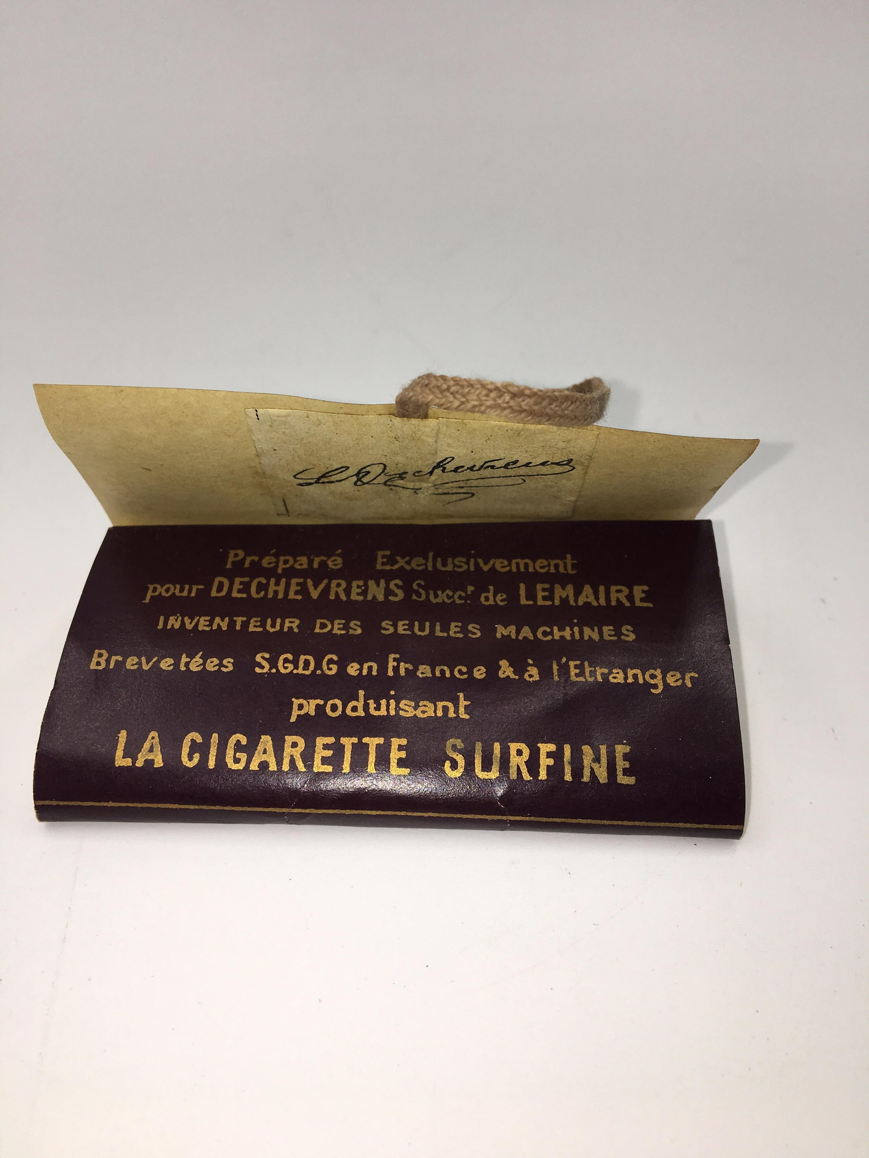 Very Rare 19th Century Cigarette Machine with Original Box, Du Siecle For Sale 4
