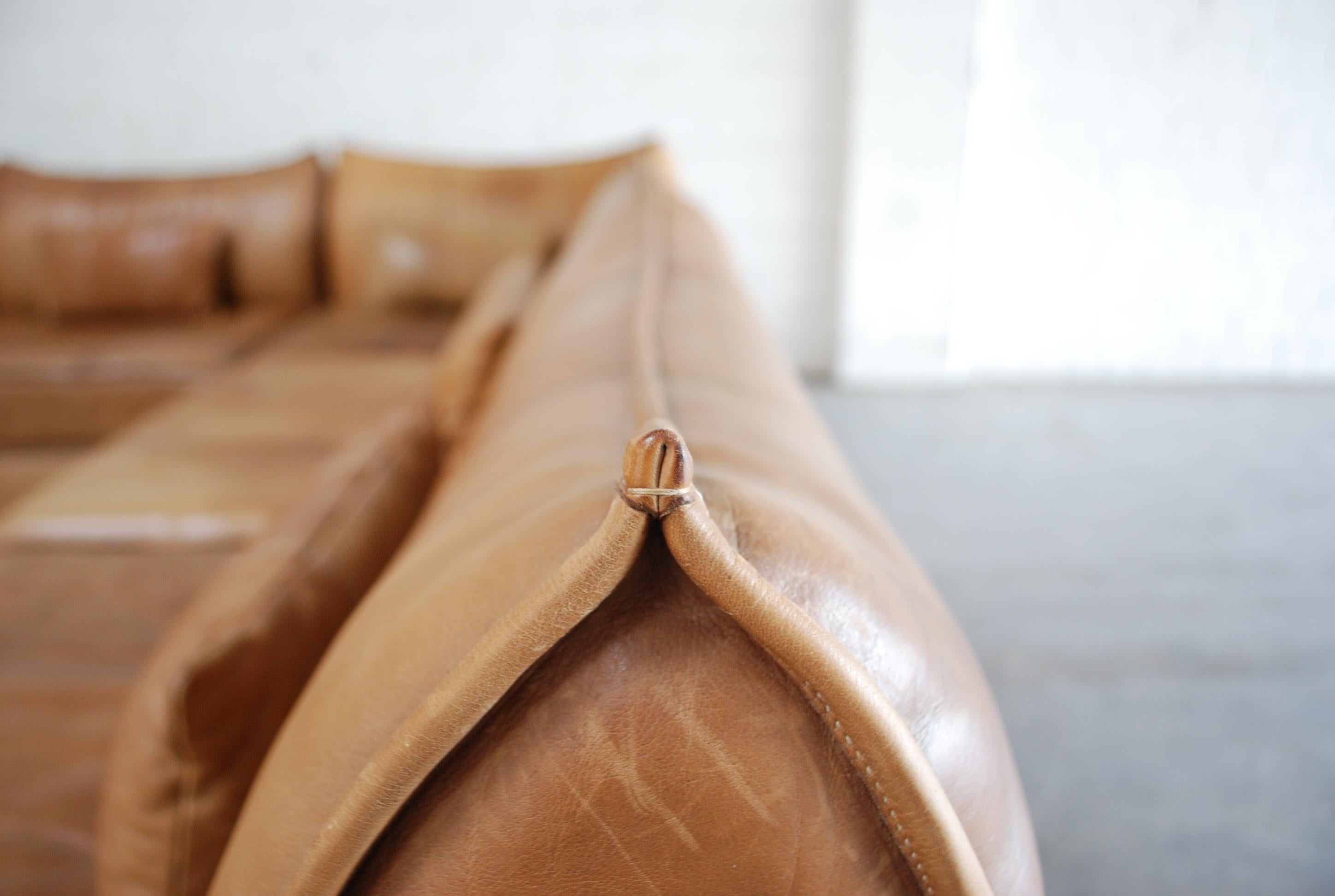 De Sede Modul Leather Sofa DS 19 Living Room Cognac 6