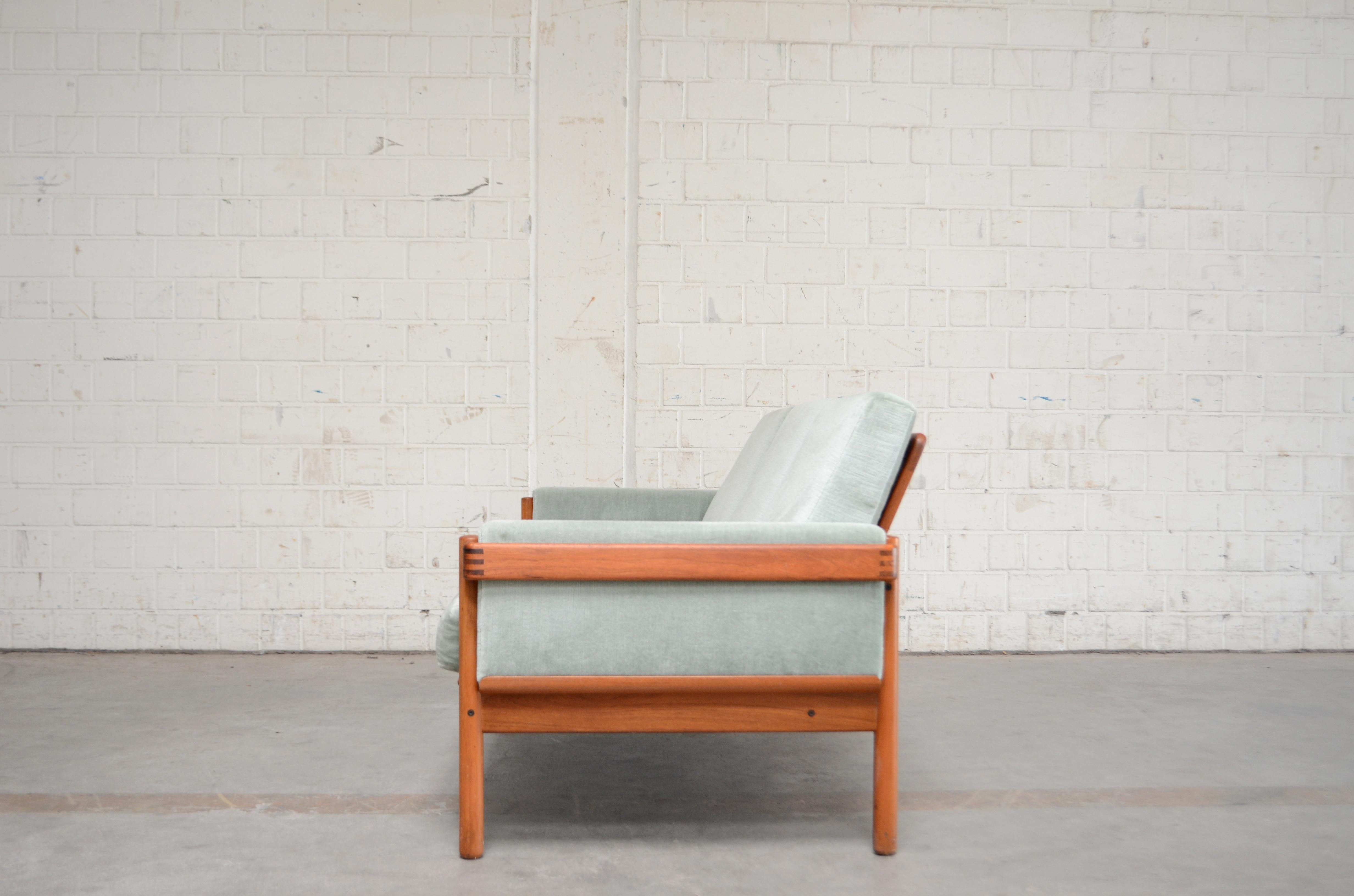 Henry Walter Klein Danish Modern Teak Sofa for Bramin 6