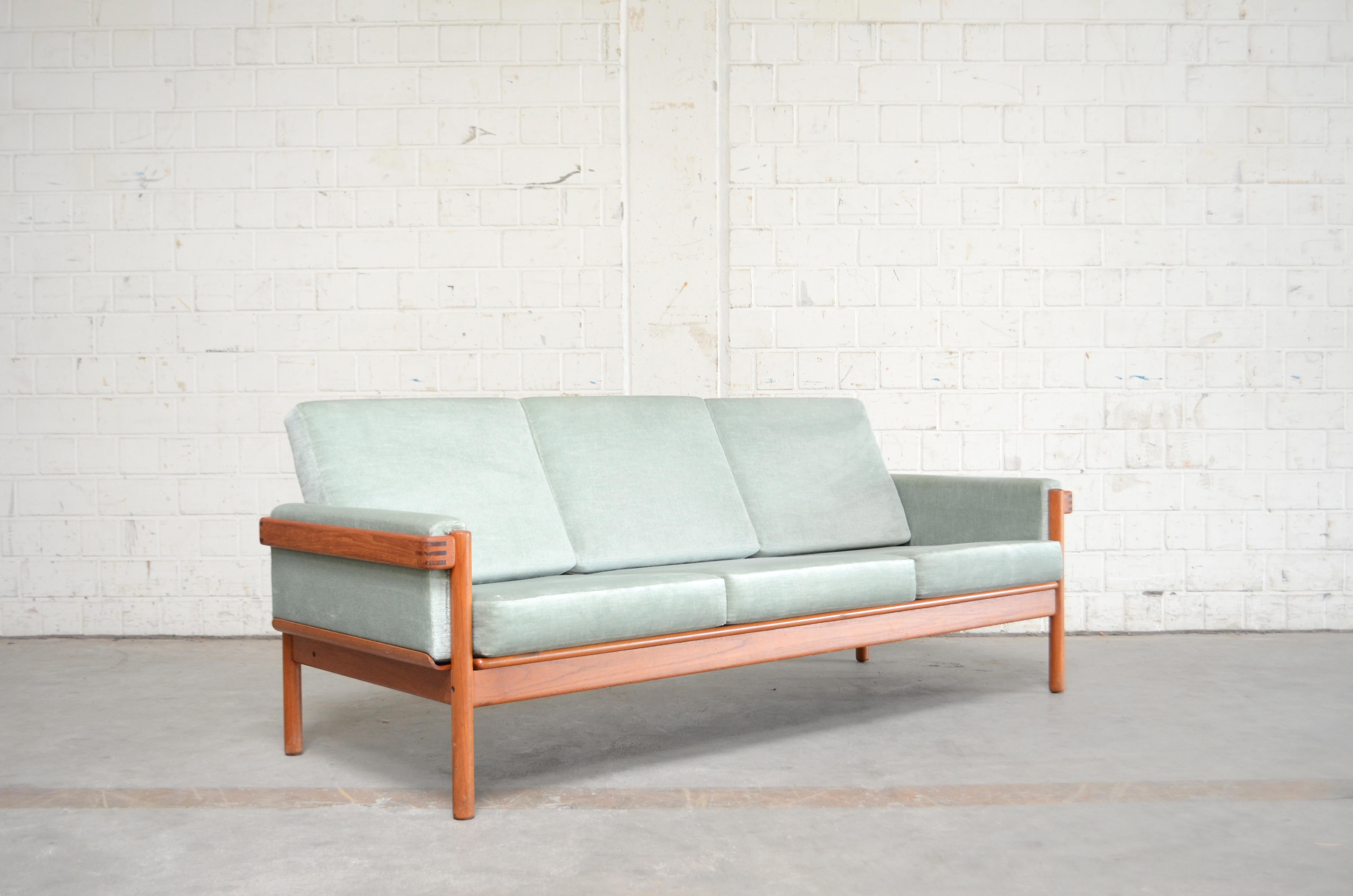 Henry Walter Klein Danish Modern Teak Sofa for Bramin 8