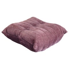 Ligne Roset Togo Pouf Ottoman Velour Violet