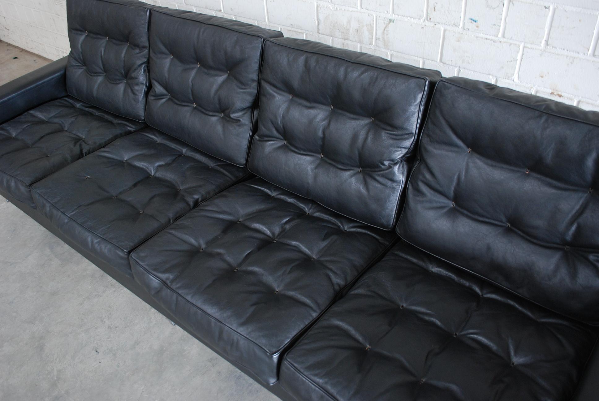 De Sede Vintage Leather Sofa, 1967s 3