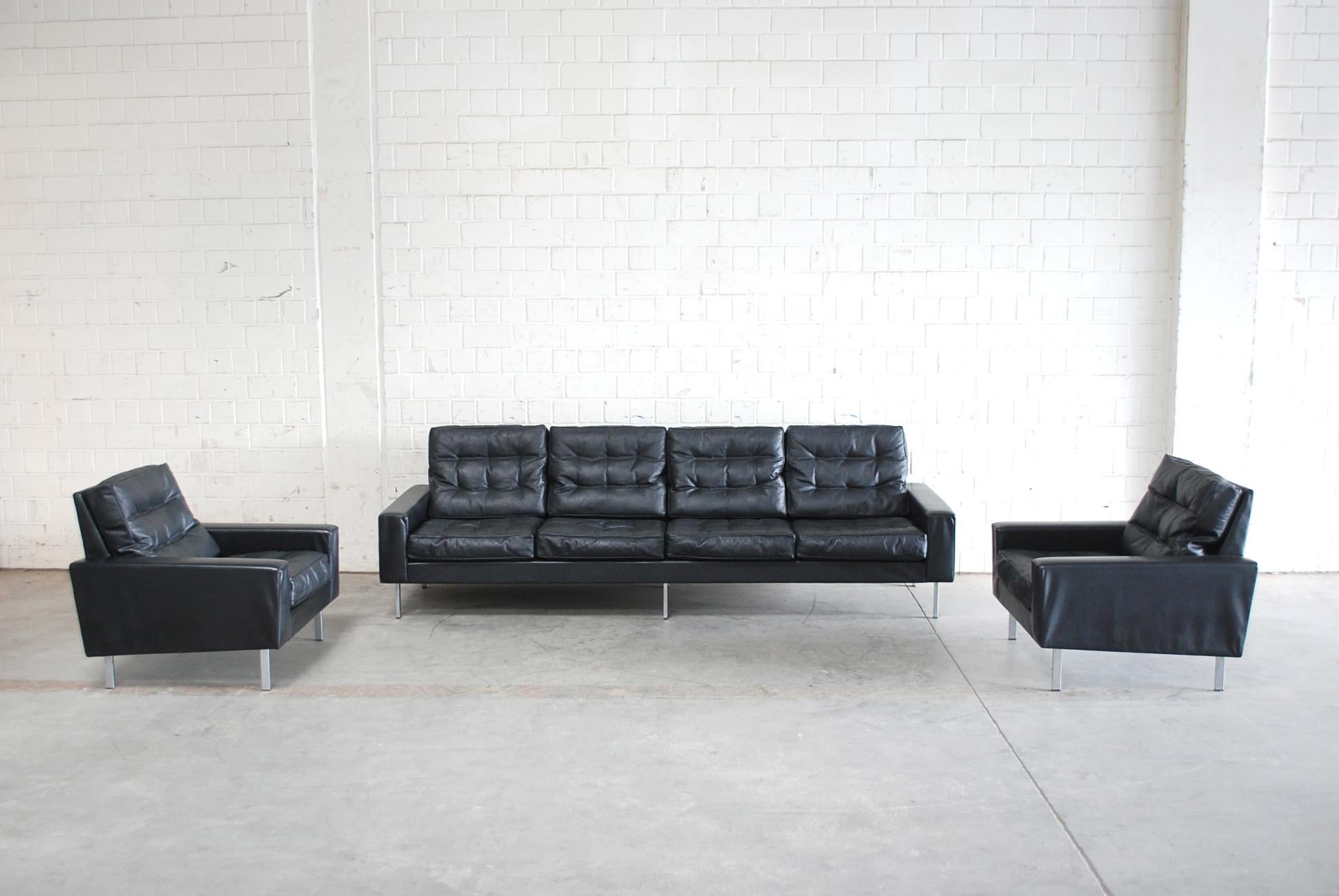 De Sede Vintage Leather Sofa, 1967s 13
