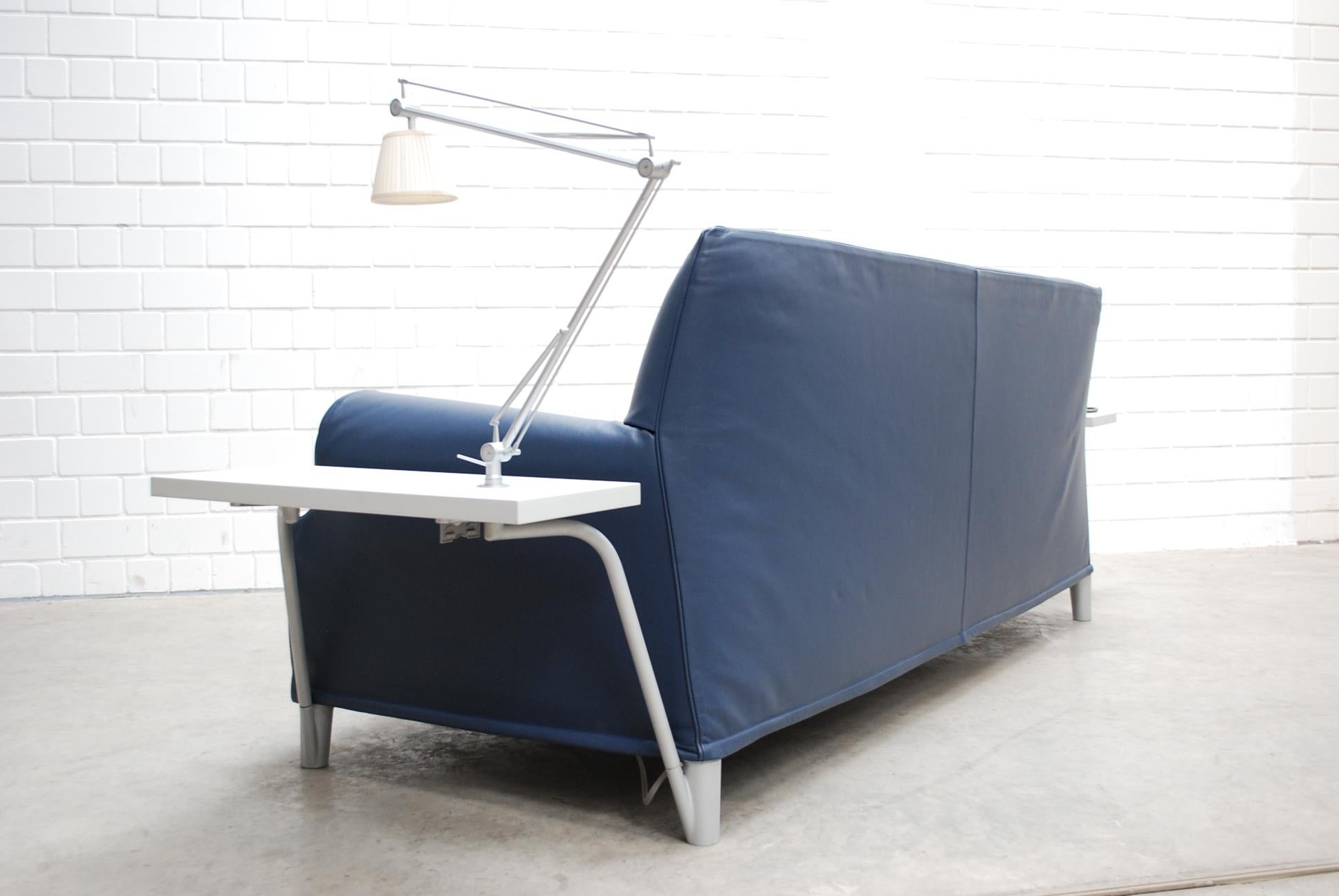 Italian Cassina Lazy Working Sofa Design Philippe Starck with Flos Archimoon Lamp For Sale