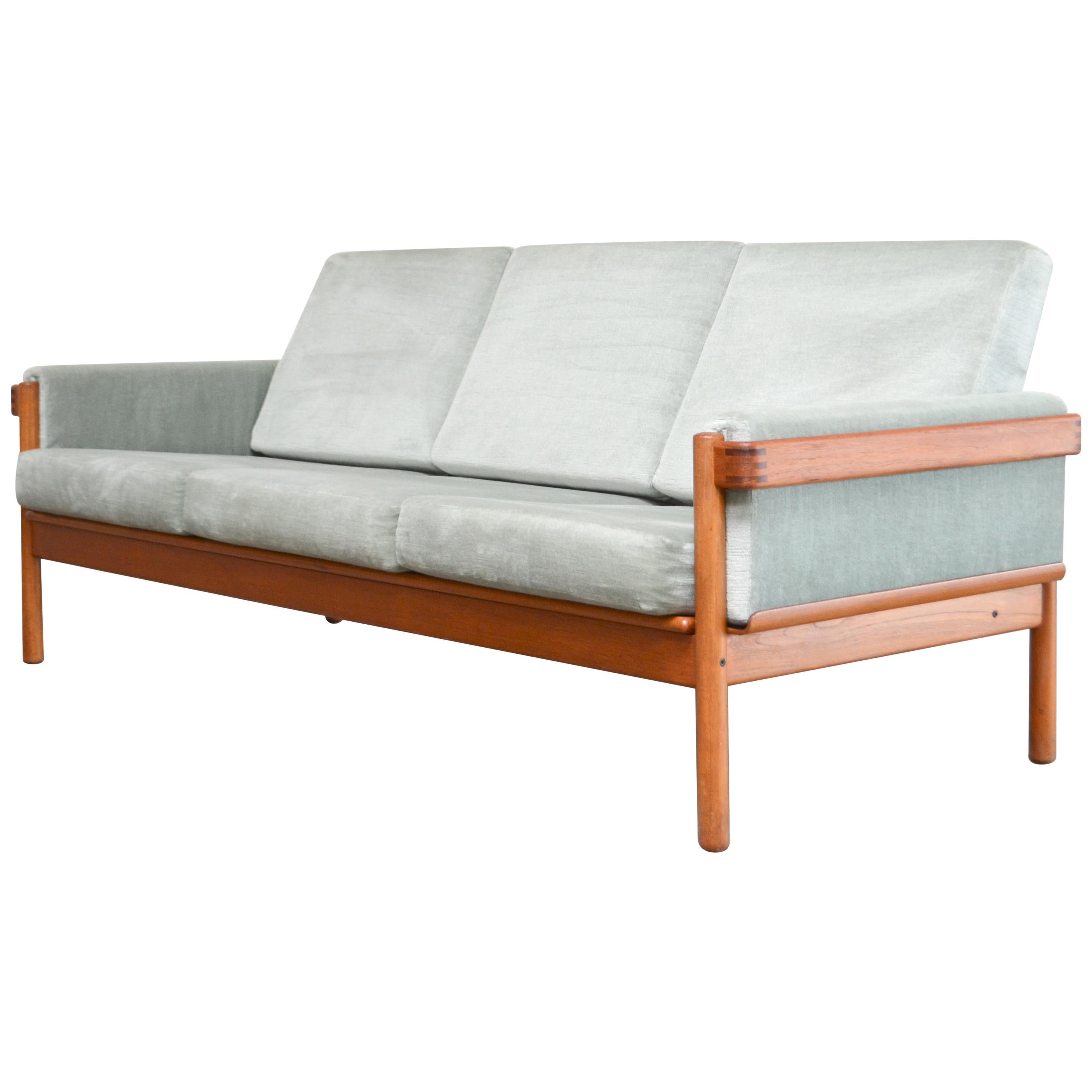 Henry Walter Klein Danish Modern Teak Sofa for Bramin 7