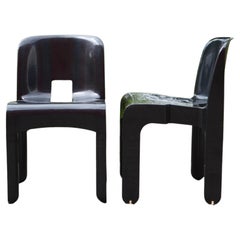 Joe Colombo Modell 4867 Universale para Kartell Silla de comedor Juego de 3