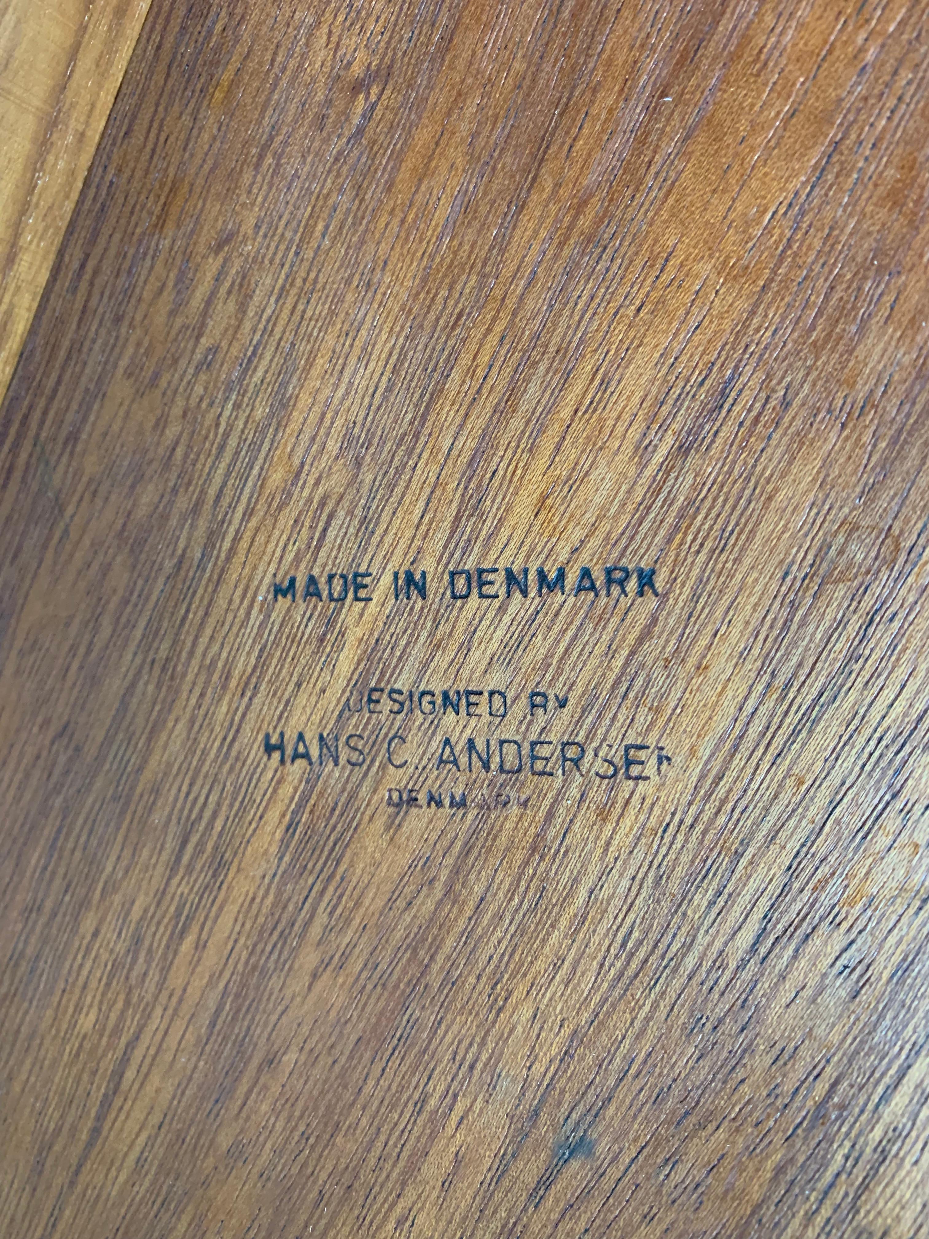 Hans C Andersen Teak Coffee Table, 1950s 2