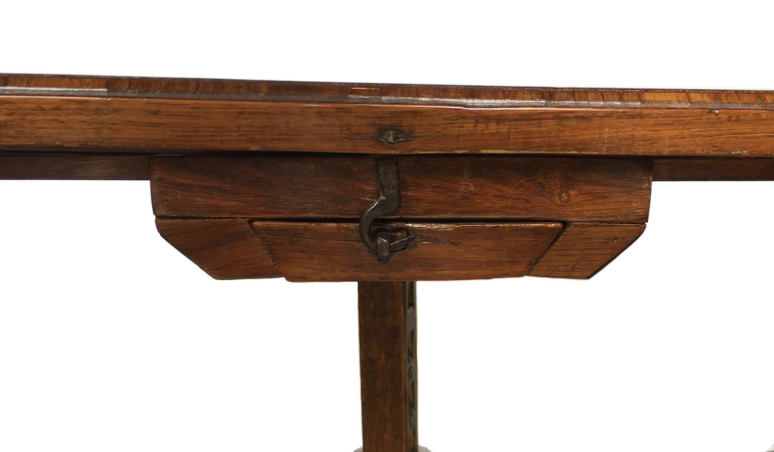 Late 18th Century 18th Century Rosewood and Oak French Convertible Music Stand by N. Grevenich For Sale