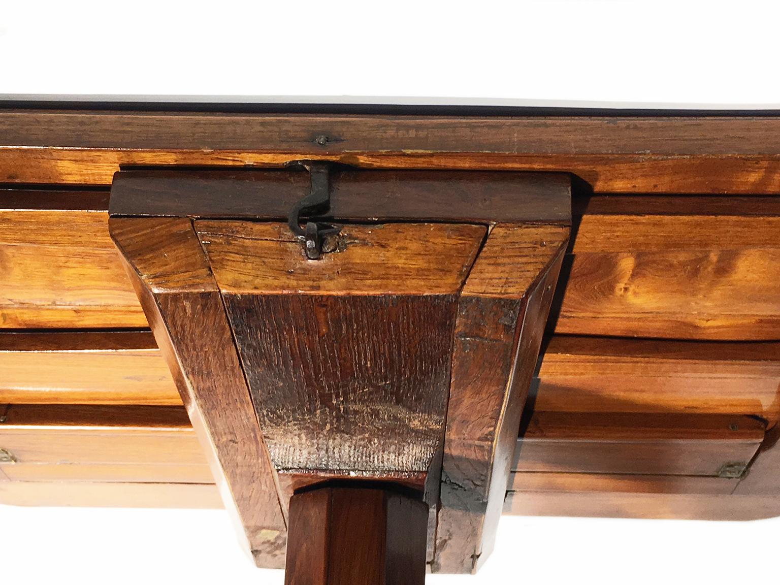18th Century Rosewood and Oak French Convertible Music Stand by N. Grevenich For Sale 4