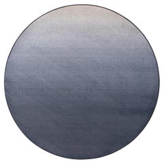 21st Cent Gradation Blue Round Rug by Deanna Comellini In Stock ø 200 cm