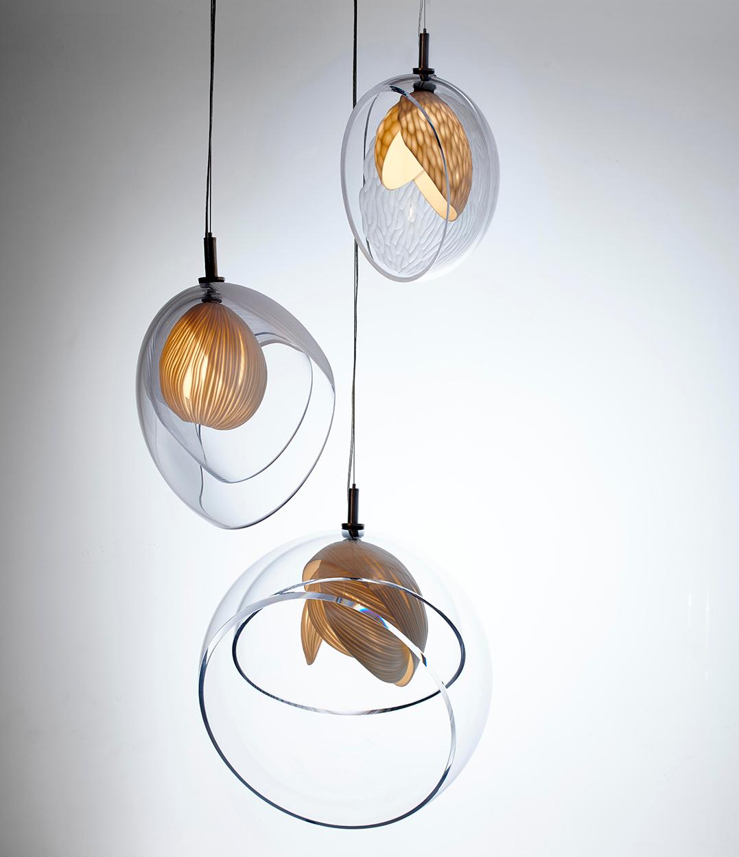 Vetro soffiato Gem Light Medium di Vezzini & Chen in vendita