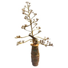 Escultura de terracota, hormigón y resina Albero di Agave de Manu Crotti