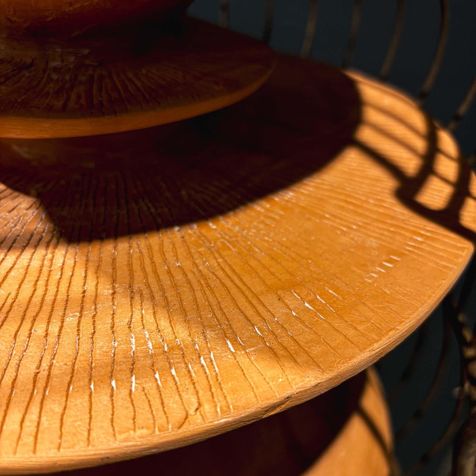XXI secolo e contemporaneo Scultura in terracotta con gabbia in ferro forgiata a mano di Manu Crotti in vendita